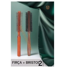 Fön ve Tarama Fırçası Ahşap 2 li SET