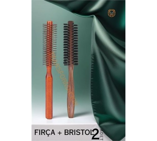 Fön ve Tarama Fırçası Ahşap 2 li SET Fön ve Tarama Fırçası Ahşap 2 li SET