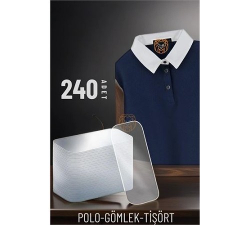 Polo Yaka Tişört Yaka Dikleştirici 240 Adet