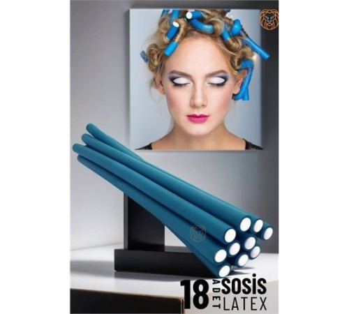Sosis Latex Bigudi 8 mm 18 ADET Sosis Latex Bigudi 8 mm 18 ADET