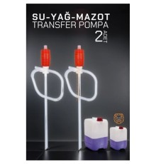 Sıvı Transfer Pompası 2 ADET Su Yağ Mazot