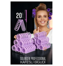 Kafes Gece Bigudisi 2.5 cm 20 Adet Solingen Professional