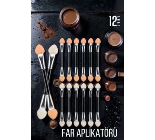 Far Aplikatör Göz Makyaj Çubukları 12 ADET