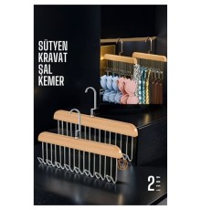 Dolap İçi Askı 2 adet Sütyen Şal Kravat Kemer Çanta