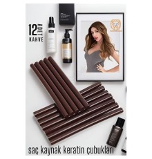 Nano Keratin Kaynak Çubukları 12 ADET KAHVE Absolute