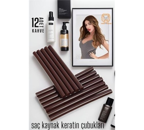 Nano Keratin Kaynak Çubukları 12 ADET KAHVE Absolute Nano Keratin Kaynak Çubukları 12 ADET KAHVE Absolute