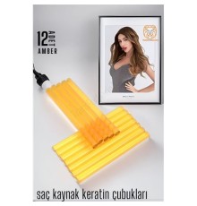 Nano Keratin Kaynak Çubukları 12 ADET AMBER Absolute