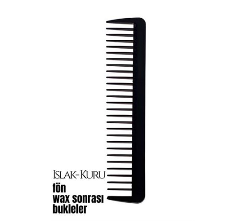 Bukleli Saç Fön Wax Sonrası Tarak Karbon Nano Absolute Professional Bukleli Saç Fön Wax Sonrası Tarak Karbon Nano Absolute Professional