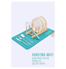 Bulaşık Durulama Kurutma Matı Süzücü Emici D.Reohouri Design