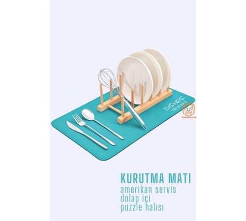 Bulaşık Durulama Kurutma Matı Süzücü Emici D.Reohouri Design Bulaşık Durulama Kurutma Matı Süzücü Emici D.Reohouri Design