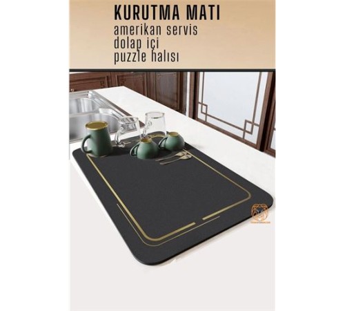 Bulaşık Durulama Kurutma Matı Süzücü Emici D.Reohouri Design Bulaşık Durulama Kurutma Matı Süzücü Emici D.Reohouri Design