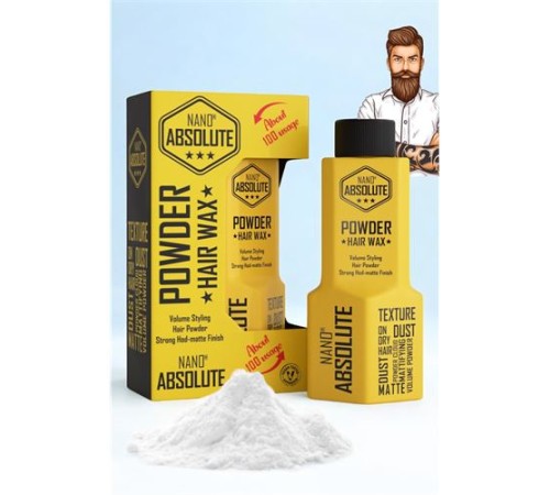 Nano Pudra Wax Absolute Professional Saç Şekillendirici Nano Pudra Wax Absolute Professional Saç Şekillendirici