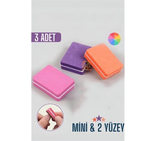 Mini Tırnak Törpüsü 100/180 Grid  3 Adet