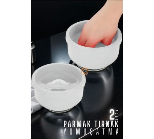 Parmak Yumuşatma 2 ADET Manikür Kasesi Parmak Yumuşatma 2 ADET Manikür Kasesi