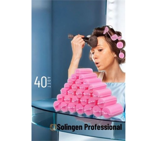 Süngerli Gece Bigudisi 3 cm 40 Adet Solingen Professional Süngerli Gece Bigudisi 3 cm 40 Adet Solingen Professional