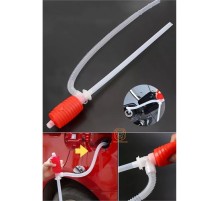 Benzin Yağ  Mazot Sıvı Yakıt Pompası Yarı Manual Taşınabilir Araç Manuel El Sifon Pompası Seti