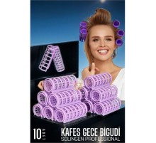 Kafes Gece Bigudisi 2.5 cm 10 Adet Solingen Professional