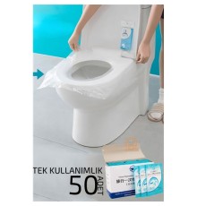 Klozet Kapağı Kılıfı Hijyenik Tek Kullanımlık 50 ADET