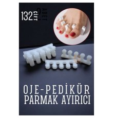 Oje Parmak Ayırıcı Pedikür Süngeri 132 Çift