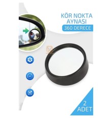 Araç Kör Nokta Aynası Dönerli 360 D 2 ADET