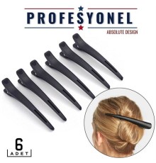 Saç Klipsi Toka 6 Adet Absolute Design