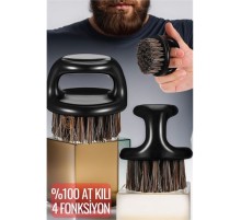 At Kılı Sakal Tarama Tıraş Temizlik Fırçası Absolute Professional