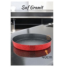 Granit Fırın Tepsisi 40 Cm Çap Börek Tepsisi