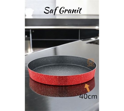 Granit Fırın Tepsisi 40 Cm Çap Börek Tepsisi Granit Fırın Tepsisi 40 Cm Çap Börek Tepsisi