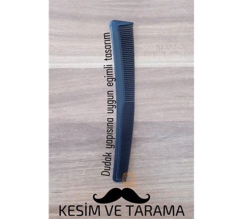 Bıyık Kesim ve Tarama Tarağı Eğimli Bıyık Tarağı