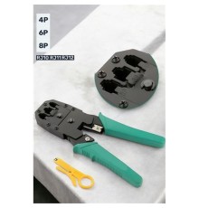Kablo Sıkma ve Soyma Pensesi RJ-11-RJ-12-RJ-45 4P 6P 8P