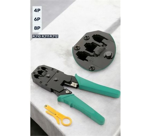 Kablo Sıkma ve Soyma Pensesi RJ-11-RJ-12-RJ-45 4P 6P 8P Kablo Sıkma ve Soyma Pensesi RJ-11-RJ-12-RJ-45 4P 6P 8P