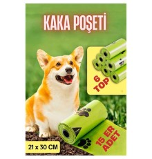 Köpek  Kaka Poşeti 90 Adet Köpek Dışkı Poşeti