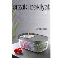 MultiBox Erzak Bakliyat Kutusu Sürgülü Kapak 5 Litre