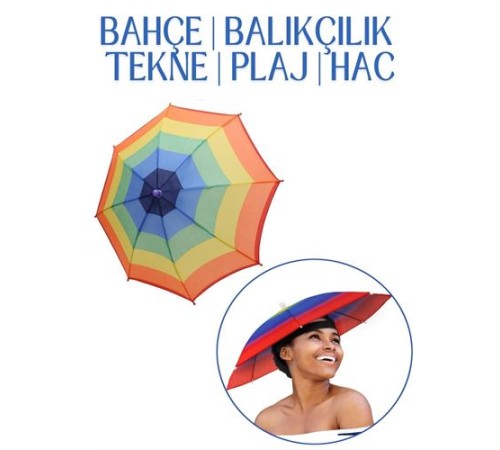 Relax Eller Serbest 4 Mevsim Kafa Şemsiyesi