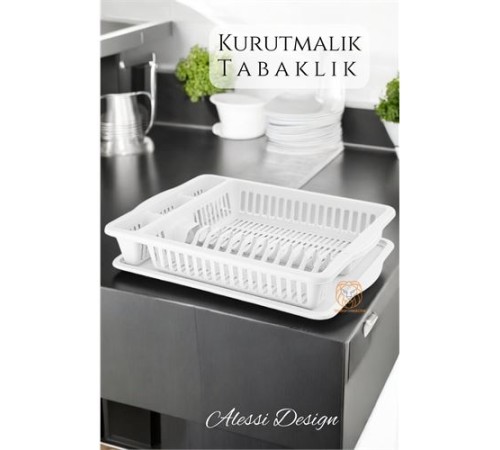 Bulaşık Durulama Sepeti Tabaklık Bulaşık Kurutmalık BEYAZ Alessi Bulaşık Durulama Sepeti Tabaklık Bulaşık Kurutmalık BEYAZ Alessi