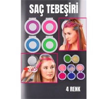 4 Renk Geçici Saç Tebeşir Seti