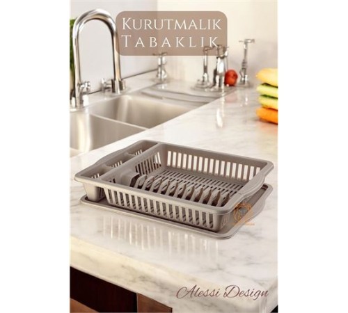 Bulaşık Durulama Sepeti Tabaklık Bulaşık Kurutmalık KAHVE Alessi Bulaşık Durulama Sepeti Tabaklık Bulaşık Kurutmalık KAHVE Alessi