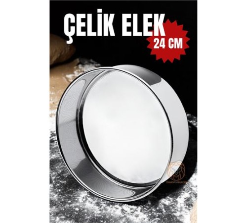 Metal Un Eleği 24 cm Metal Un Eleği 24 cm