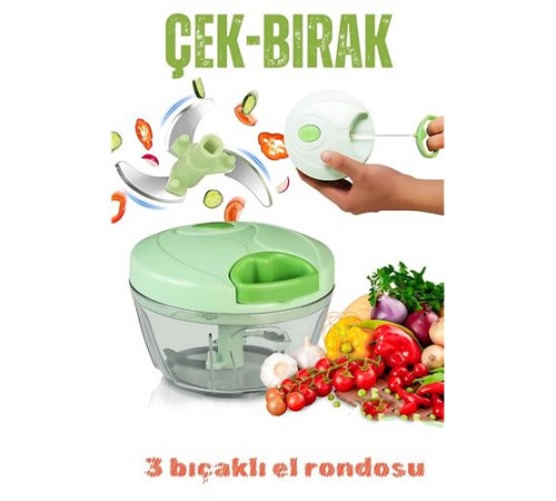 İpli El Rondosu Çek Bırak El Rondosu 3 Bıçaklı 8x12 CM İpli El Rondosu Çek Bırak El Rondosu 3 Bıçaklı 8x12 CM
