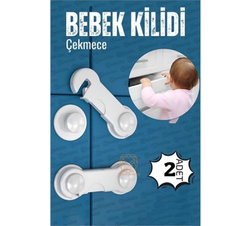 Bebek Kilidi Bebek Çekmece Kilidi 2 Adet Bebek Kilidi Bebek Çekmece Kilidi 2 Adet