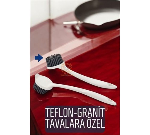 Teflon ve Granit Tava Tencere Fırçası Silikon Teflon Fırçası Teflon ve Granit Tava Tencere Fırçası Silikon Teflon Fırçası