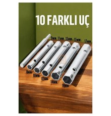 Tork Lokma Seti Boru Kovan Tip Anahtar Seti Buji Anahtarı
