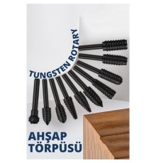 Tungsten Ahşap Oyma Şekillendirme 10 LU Törpü Seti