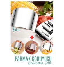 Parmak Koruyucu Dilimleme Parmak Kesme Önleyici Çelik 2 ADET