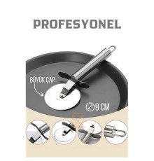 Profesyonel 9 cm Çelik Pizza Kesici Ignacio Design