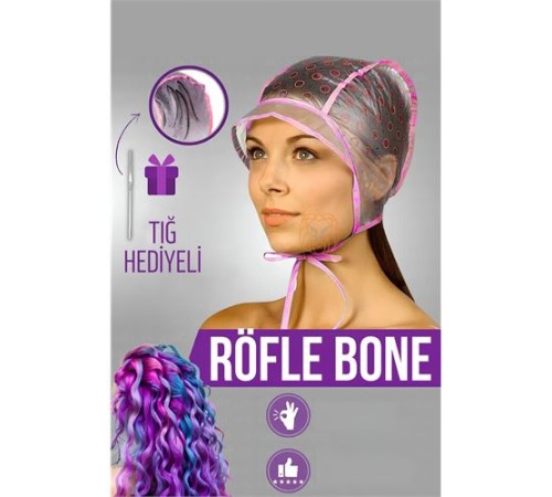 Röfle Bonesi Tığlı Saç Boya Bonesi Röfle Bonesi Tığlı Saç Boya Bonesi