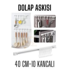 Kayar Askılı Mutfak Dolap Askısı Banyo Askısı