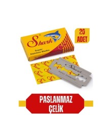 Shark 20 Adet Paslanmaz Çelik Tıraş Jileti