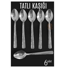 Tatlı Kaşığı Seti Veneta 6 lı Paslanmaz