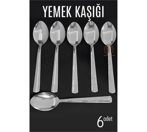 Yemek Kaşığı Seti Veneta 6 lı Paslanmaz Yemek Kaşığı Seti Veneta 6 lı Paslanmaz